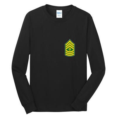 First Sergeant Military Badge Tall Long Sleeve T-Shirt