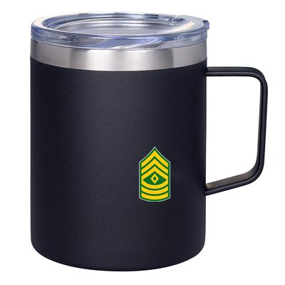 First Sergeant Military Badge 12oz Stainless Steel Coffee Mug