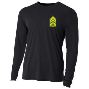 First Sergeant Military Badge Cooling Performance Long Sleeve Crew