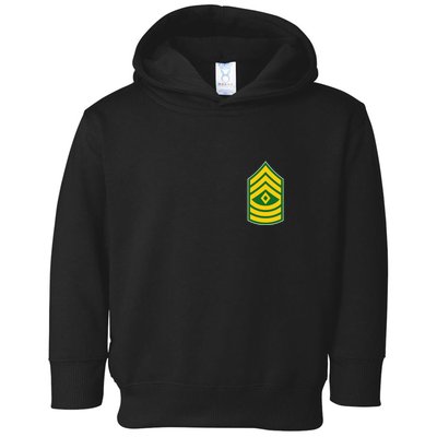 First Sergeant Military Badge Toddler Hoodie