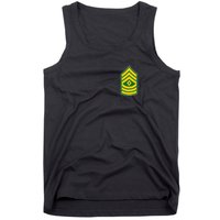 First Sergeant Military Badge Tank Top