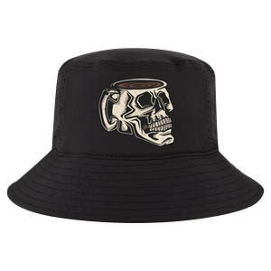 Funny Skull Mug Cup Coffee Skeleton Lover Gift Cool Comfort Performance Bucket Hat