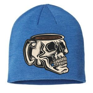 Funny Skull Mug Cup Coffee Skeleton Lover Gift Sustainable Beanie