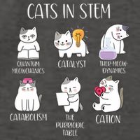 Funny Science Meme Cats In Stem Scientist Nerd Cat Lover Vector Backpack