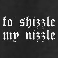 Fo Shizzle My Nizzle Funny Novelty Gangster Rap Adult Drive Performance Visor