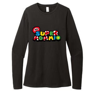 Funny Super Mommio Mother's Day Gamer Womens CVC Long Sleeve Shirt