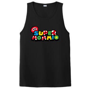 Funny Super Mommio Mother's Day Gamer PosiCharge Competitor Tank