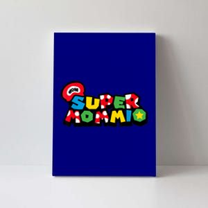 Funny Super Mommio Mother's Day Gamer Canvas