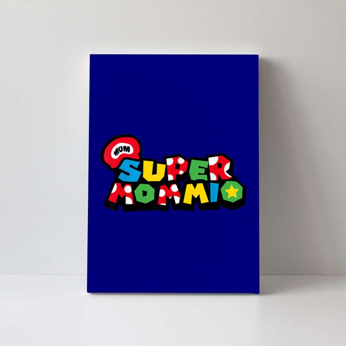 Funny Super Mommio Mother's Day Gamer Canvas