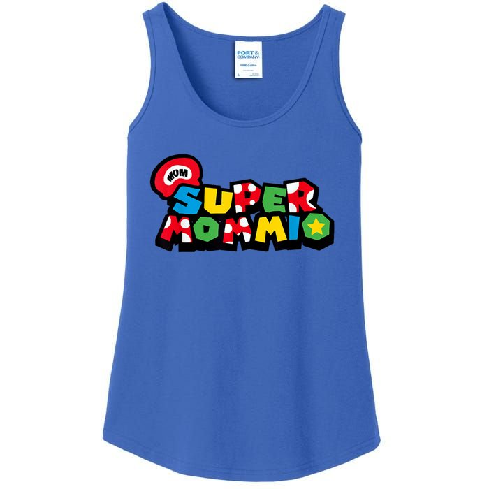 Funny Super Mommio Mother's Day Gamer Ladies Essential Tank