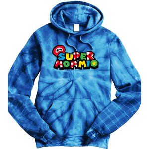 Funny Super Mommio Mother's Day Gamer Tie Dye Hoodie