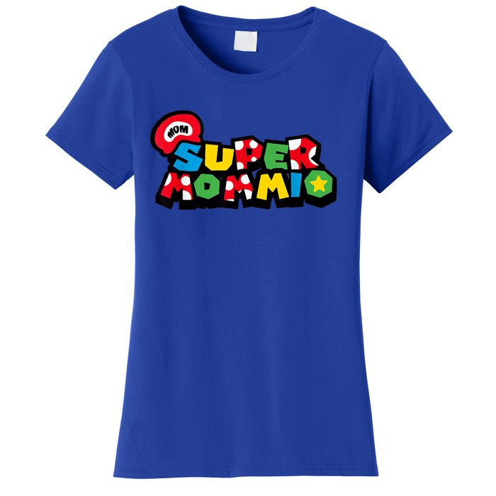 Funny Super Mommio Mother's Day Gamer Women's T-Shirt