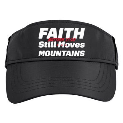 Faith Still Moves Mountains Matthew 17 20 Adult Drive Performance Visor