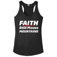 Faith Still Moves Mountains Matthew 17 20 Ladies PosiCharge Competitor Racerback Tank