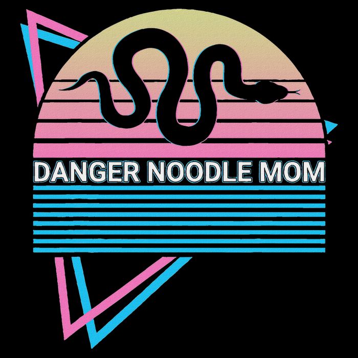 Funny Snake Mom Meme Danger Noodle Mom Cooling Performance Crew T-Shirt