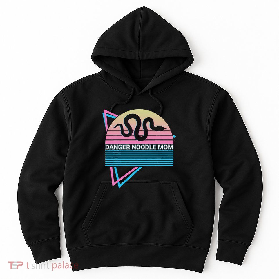 Funny Snake Mom Meme Danger Noodle Mom Hoodie