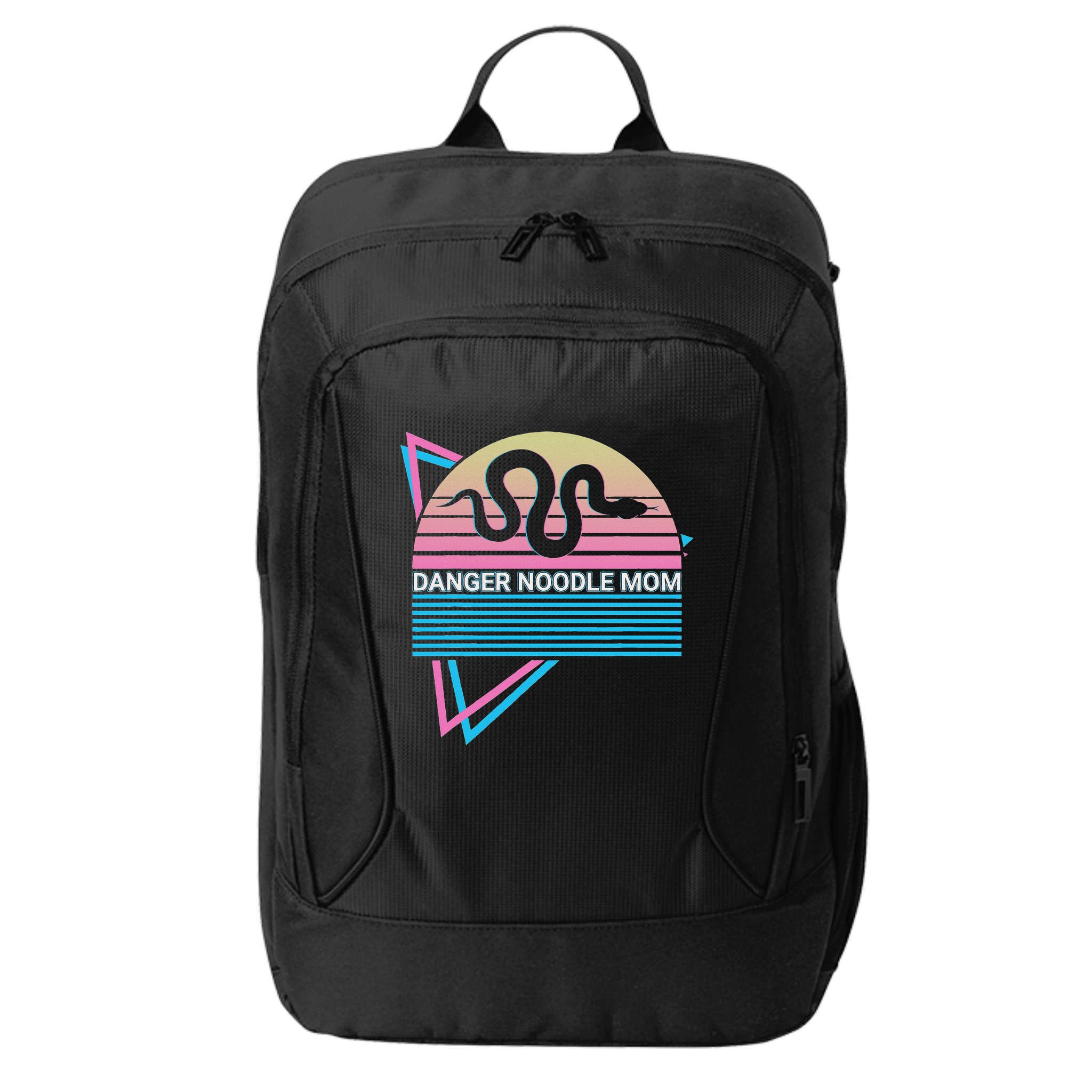 Funny Snake Mom Meme Danger Noodle Mom City Backpack