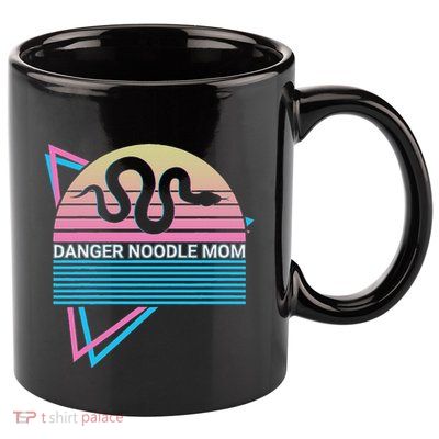 Funny Snake Mom Meme Danger Noodle Mom 11oz C Handle Ceramic Mug