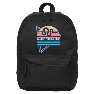 Funny Snake Mom Meme Danger Noodle Mom 16 in Basic Backpack