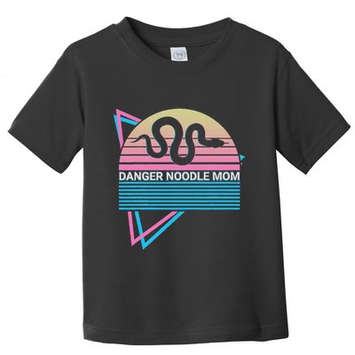 Funny Snake Mom Meme Danger Noodle Mom Toddler T-Shirt