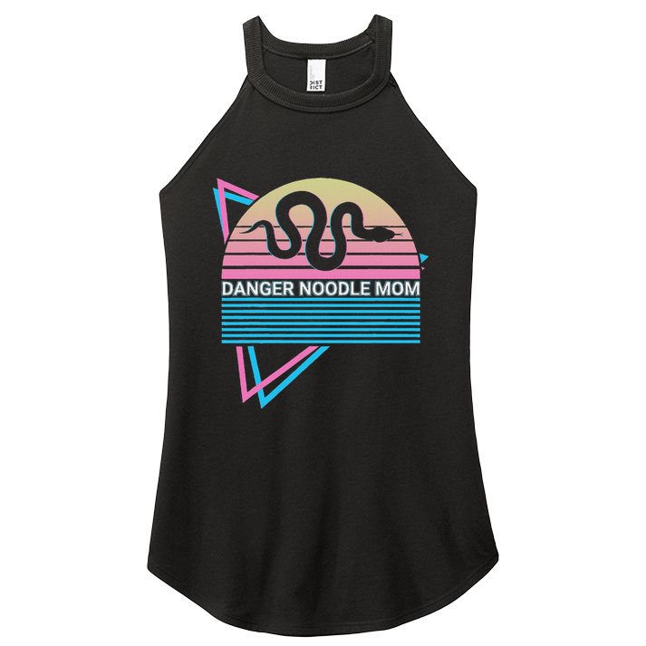 Funny Snake Mom Meme Danger Noodle Mom Women's Perfect Tri Rocker Tank