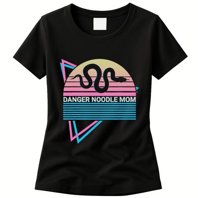 Funny Snake Mom Meme Danger Noodle Mom Womens T-Shirt