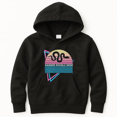 Funny Snake Mom Meme Danger Noodle Mom Kids Hoodie