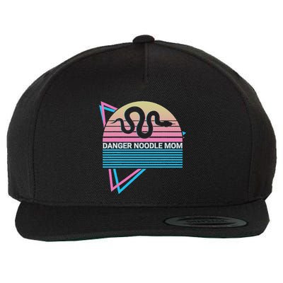 Funny Snake Mom Meme Danger Noodle Mom Wool Snapback Cap