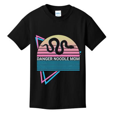 Funny Snake Mom Meme Danger Noodle Mom Kids T-Shirt