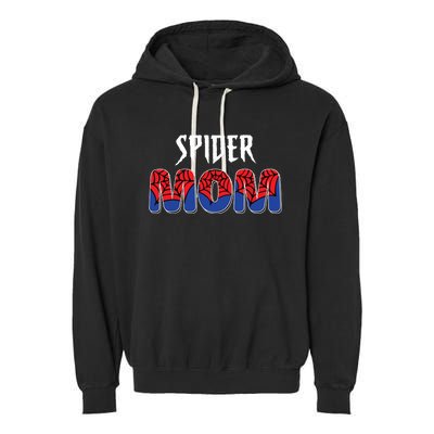 Funny Spider Mom For Women Girl Love Garment-Dyed Fleece Hoodie