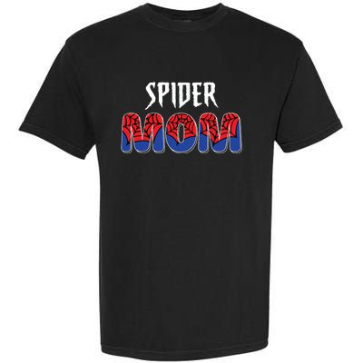 Funny Spider Mom For Women Girl Love Garment-Dyed Heavyweight T-Shirt