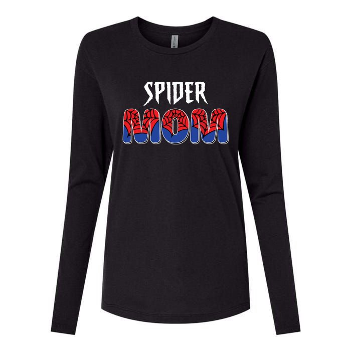 Funny Spider Mom For Women Girl Love Womens Cotton Relaxed Long Sleeve T-Shirt