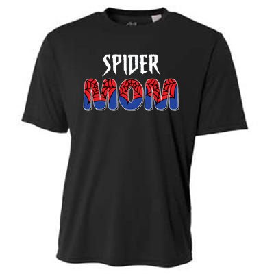 Funny Spider Mom For Women Girl Love Cooling Performance Crew T-Shirt