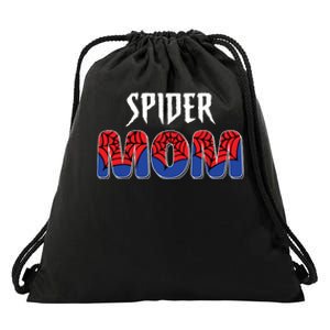 Funny Spider Mom For Women Girl Love Drawstring Bag