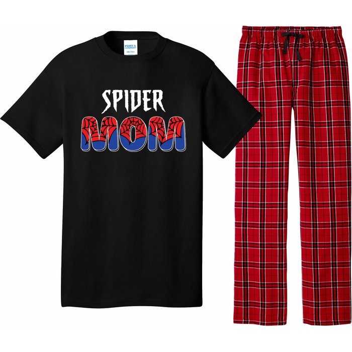 Funny Spider Mom For Women Girl Love Pajama Set