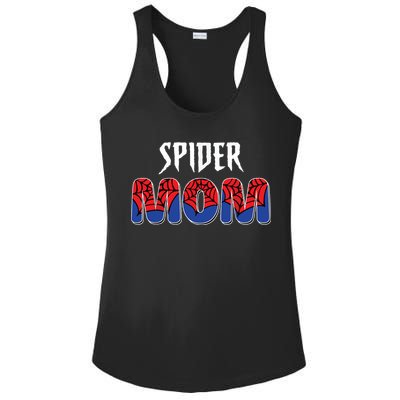 Funny Spider Mom For Women Girl Love Ladies PosiCharge Competitor Racerback Tank