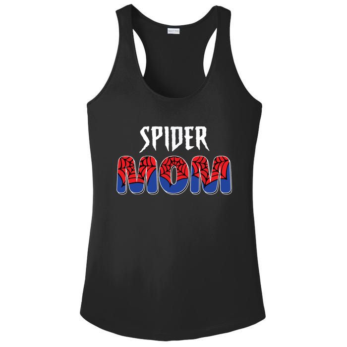 Funny Spider Mom For Women Girl Love Ladies PosiCharge Competitor Racerback Tank