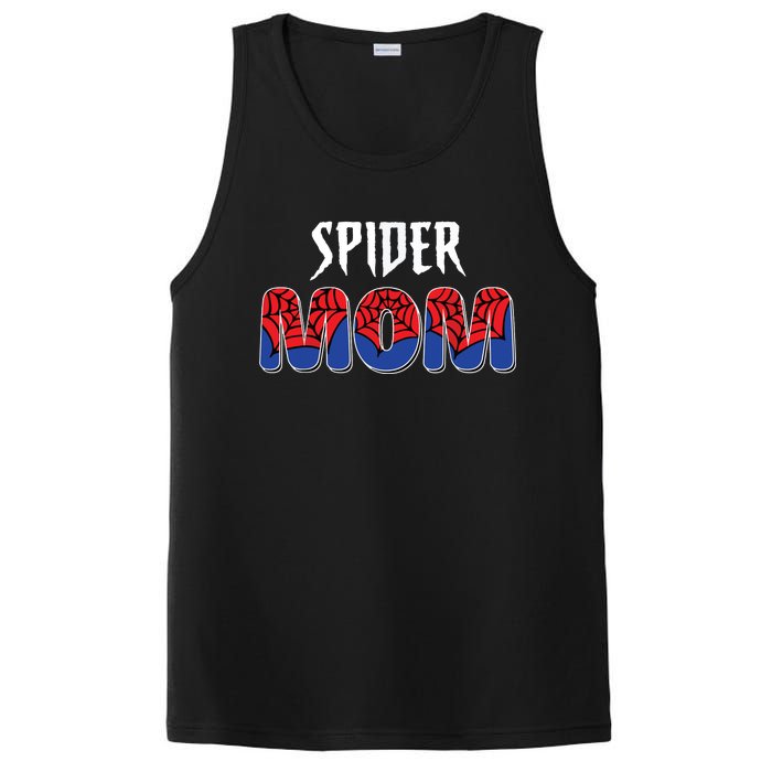 Funny Spider Mom For Women Girl Love PosiCharge Competitor Tank