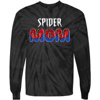 Funny Spider Mom For Women Girl Love Tie-Dye Long Sleeve Shirt