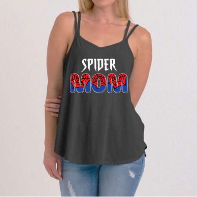 Funny Spider Mom For Women Girl Love Women's Strappy Tank