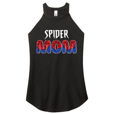 Funny Spider Mom For Women Girl Love Women's Perfect Tri Rocker Tank