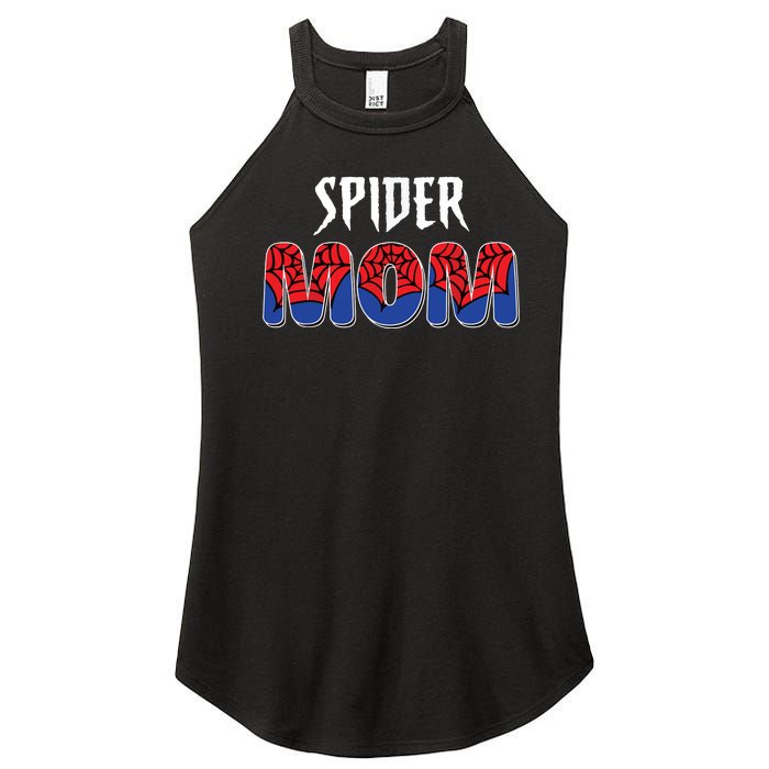 Funny Spider Mom For Women Girl Love Women's Perfect Tri Rocker Tank