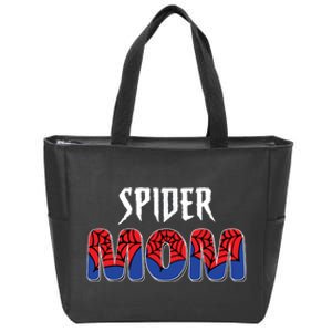 Funny Spider Mom For Women Girl Love Zip Tote Bag