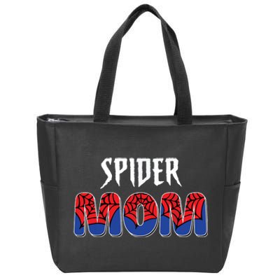 Funny Spider Mom For Women Girl Love Zip Tote Bag