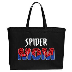 Funny Spider Mom For Women Girl Love Cotton Canvas Jumbo Tote