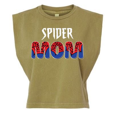 Funny Spider Mom For Women Girl Love Garment-Dyed Women's Muscle Tee