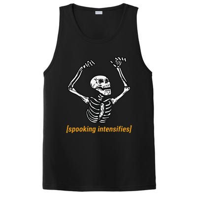 Funny Skeleton Meme Spooking Intensifies Spooky Halloween PosiCharge Competitor Tank