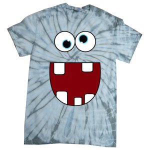 Funny Silly Monster Face Smiling Easy Halloween Costume Tie-Dye T-Shirt