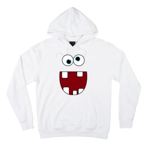 Funny Silly Monster Face Smiling Easy Halloween Costume Hoodie