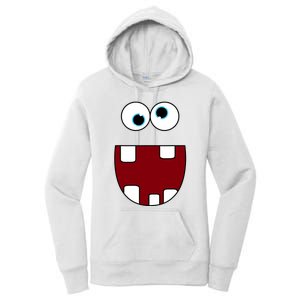 Funny Silly Monster Face Smiling Easy Halloween Costume Women's Pullover Hoodie